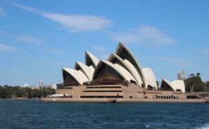 Blick auf das Opernhaus in Sydney, Australien