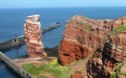 Kreidefelsen auf Helgoland