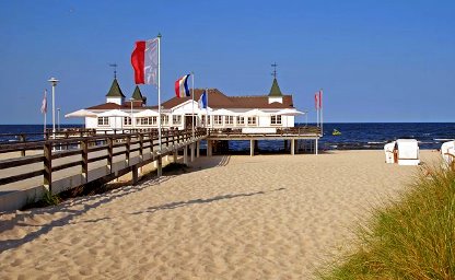 Seebrücke in Ahlbeck auf Usedom