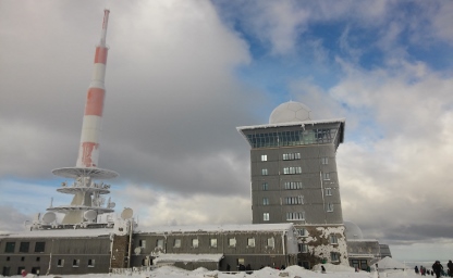 Schneelandschaft am dem Brocken im Harzgebirge