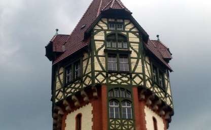 Blick auf den Nadelwald am Brocken im Harzgebirge