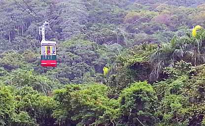 Seilbahn bei Puerto Plata in der Dominikanischen Republik