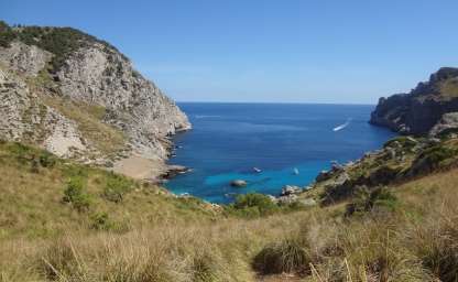 Bucht auf Mallorca am Cap Formentor