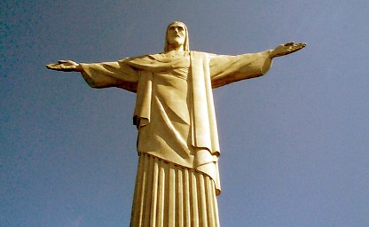 Christusstatue in Rio de Janeiro, Brasilien