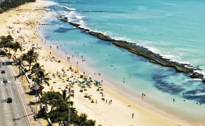 Küste von Recife, Brasilien