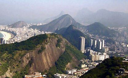 Blick auf Rio de Janeiro, Brasilien