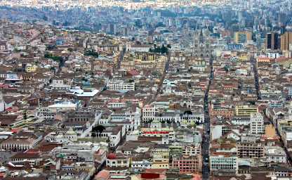 Sehenswürdigkeiten Ecuador - Blick auf Quito