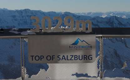 Top of Salzburg auf dem Kitzsteinhorn auf 3.029 Meter