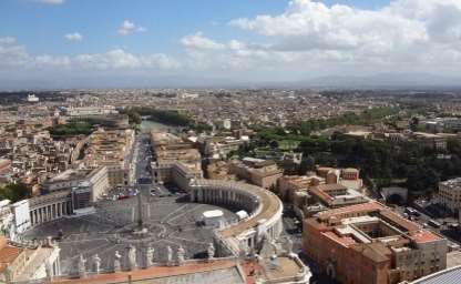 Blick vom Petersdom, Vatikanstadt